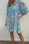 Sky Blue Floral