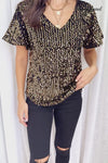 Black Gold Sequin