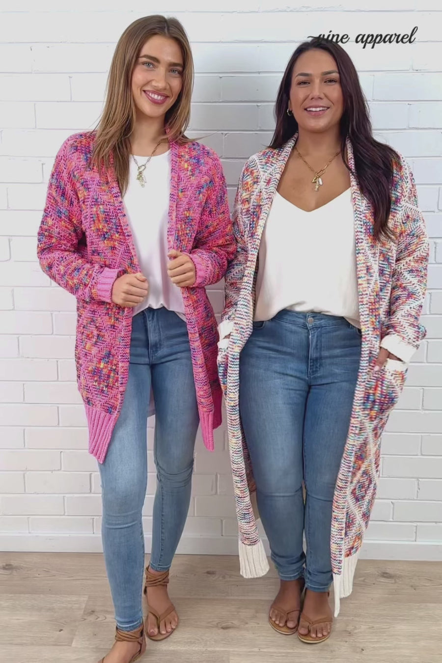 The Rainbow Pop Cardi - Pink
