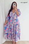 Blue Pink Patchwork