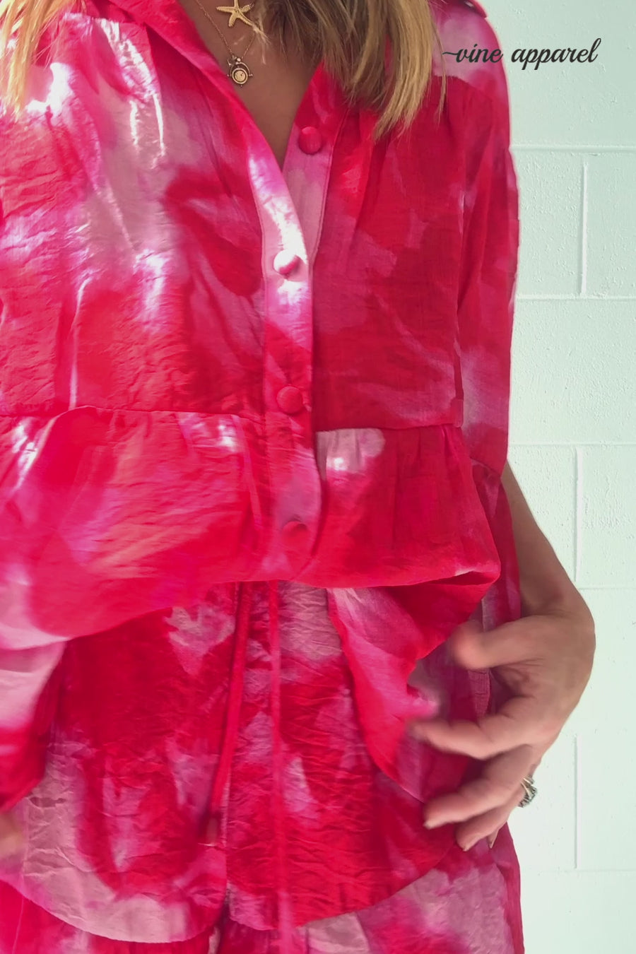 Red Crush Tie Dye