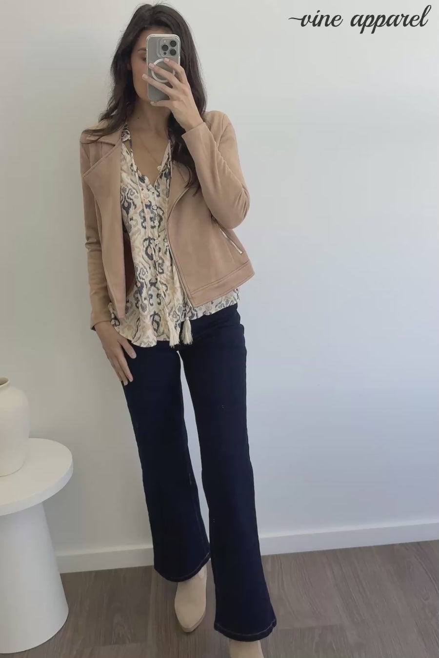 Peach Navy
