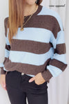 Chocolate Blue Stripe