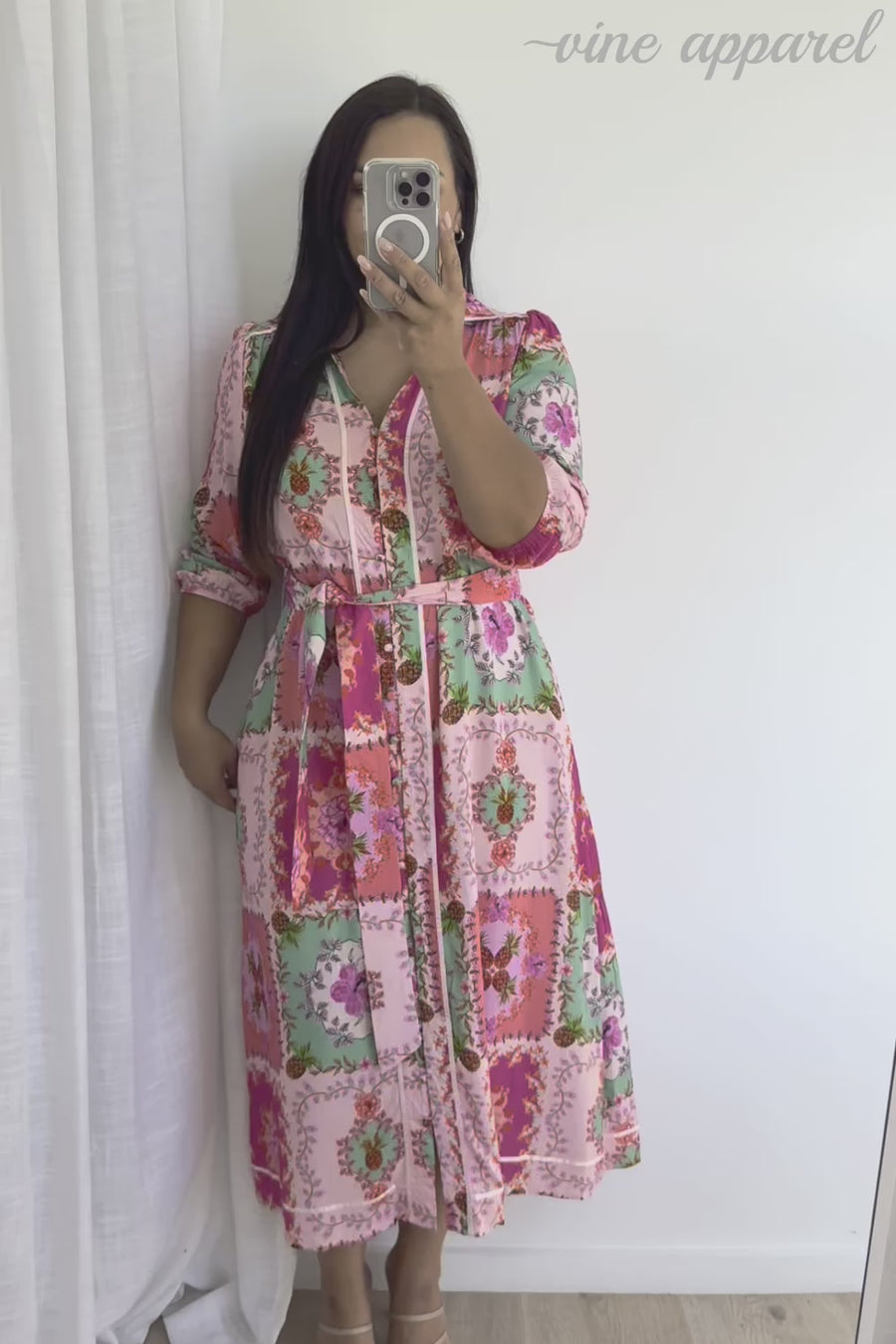 Pink Floral Patchwork