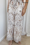 Cream Vintage Floral