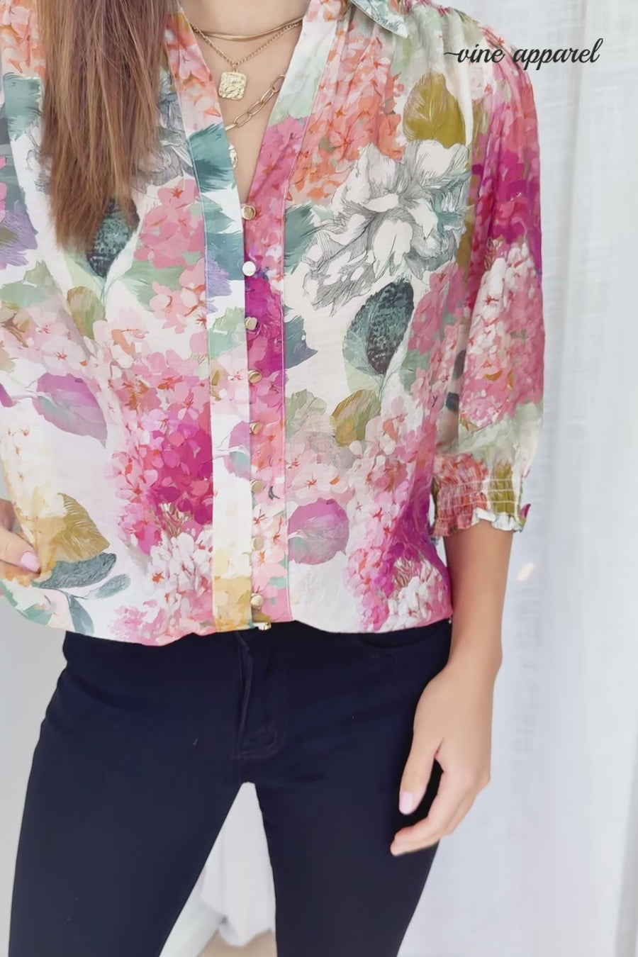 Magenta Apricot Hydrangea