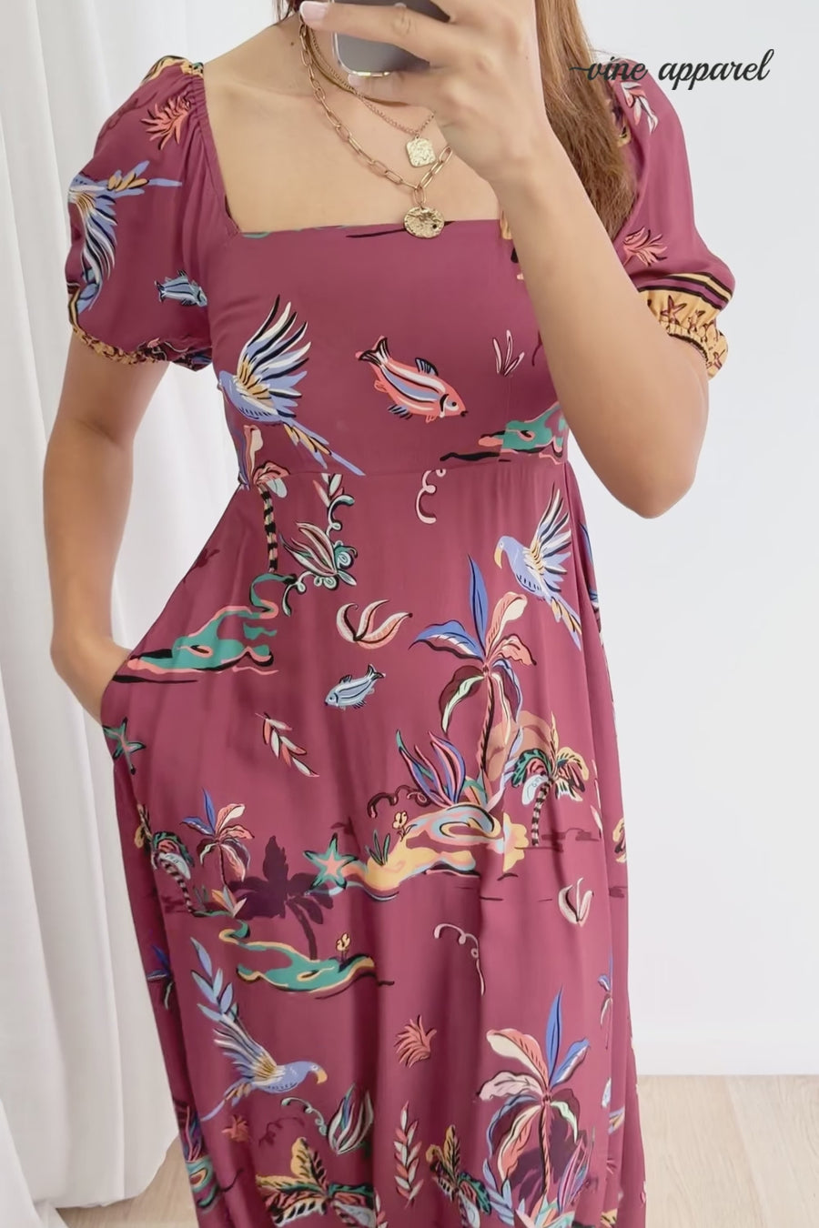 Burgundy Island Palm