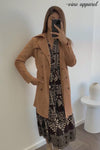 Chocolate Beige Border