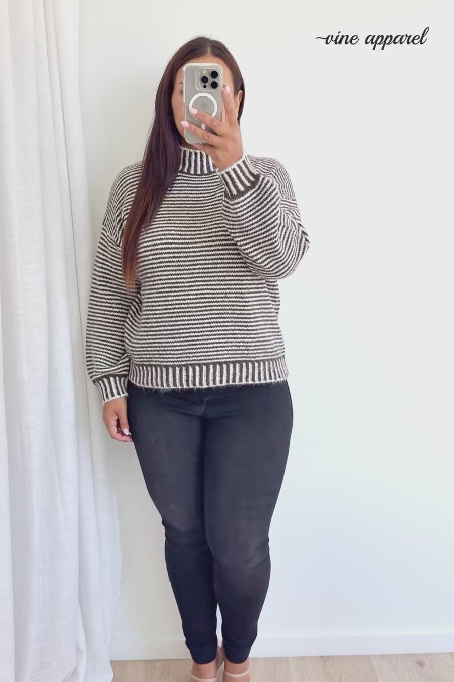 Chocolate White Stripe