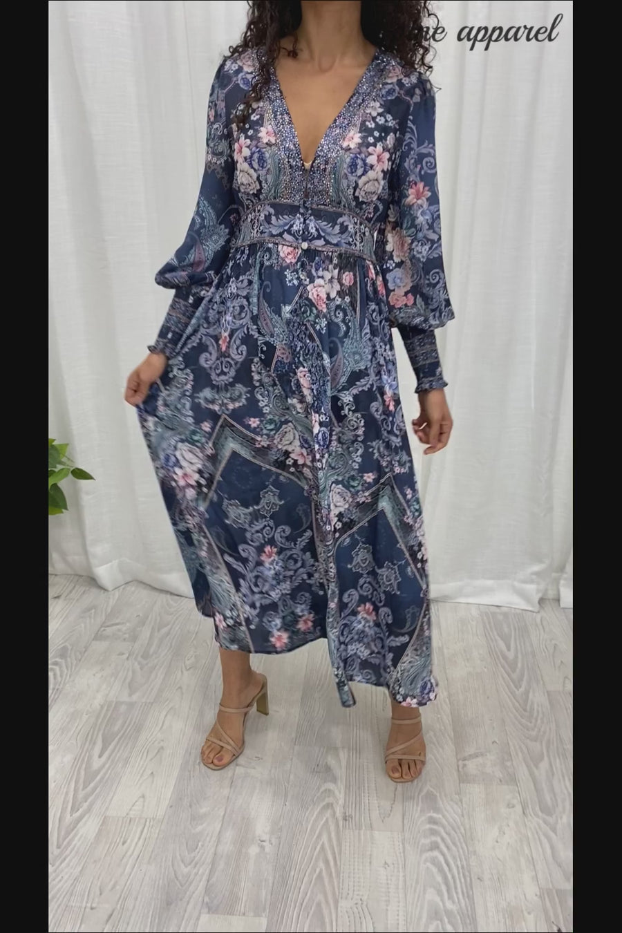 Navy Floral