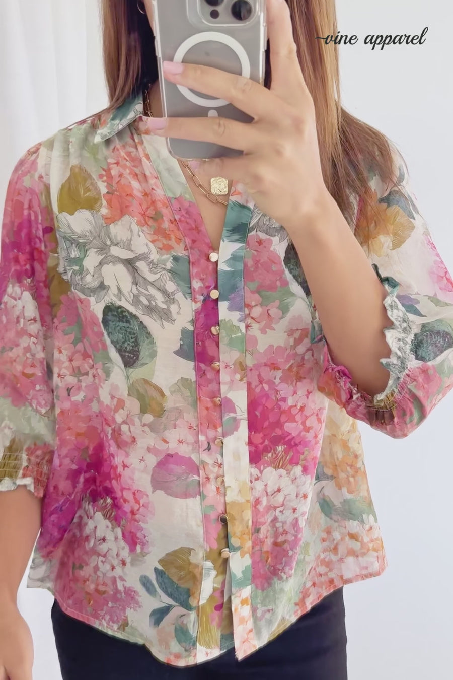 Magenta Apricot Hydrangea