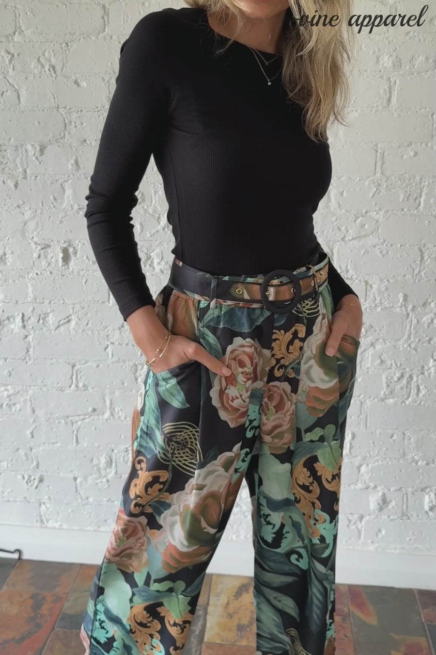 Black Floral