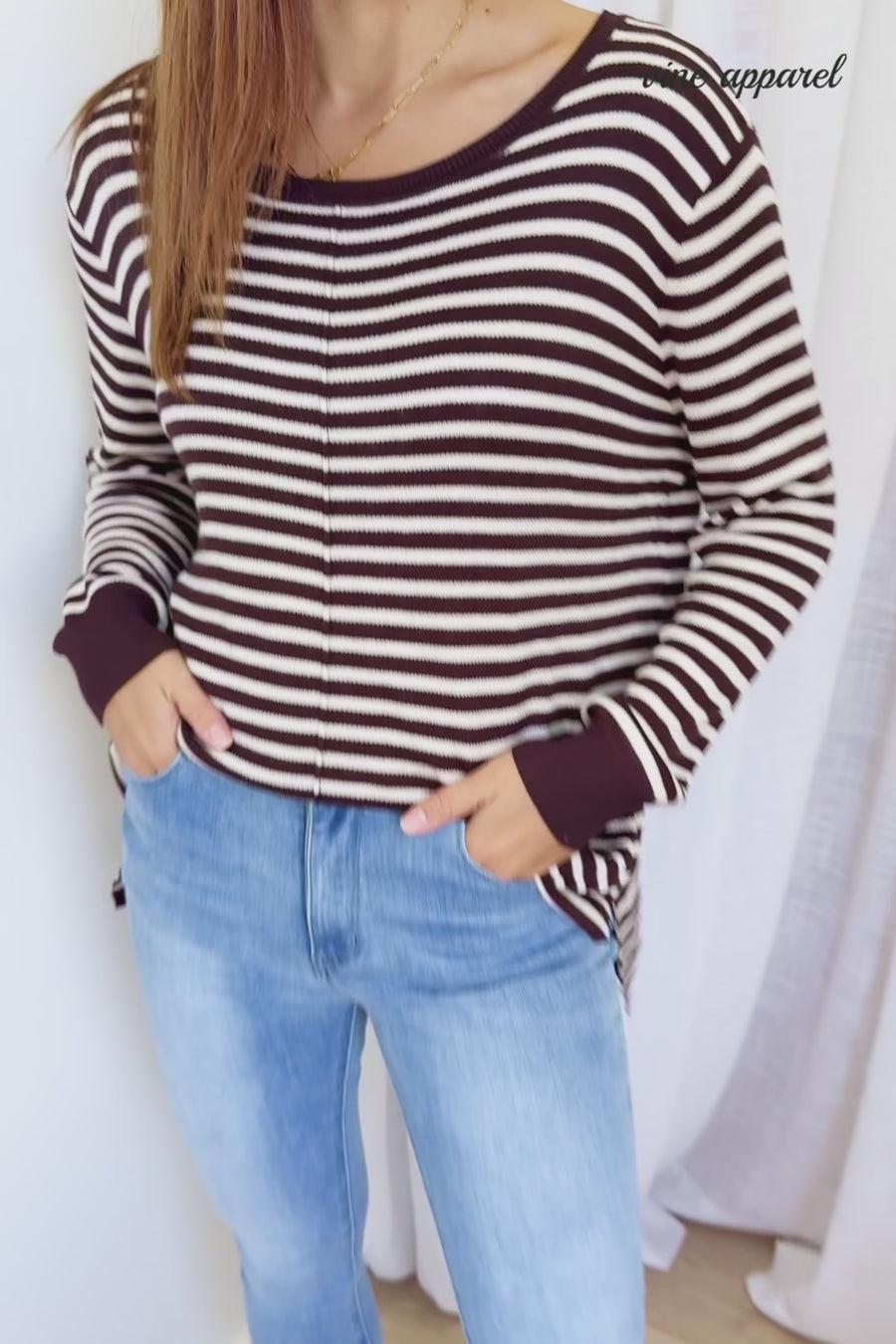 Chocolate White Stripe