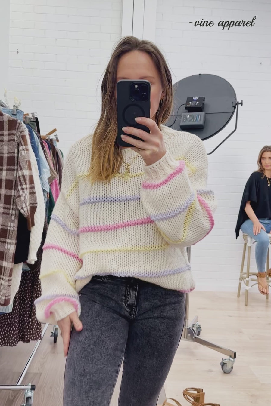 Cream Stripe