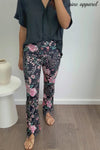 Black Pink Floral
