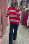 Pink Red Stripe