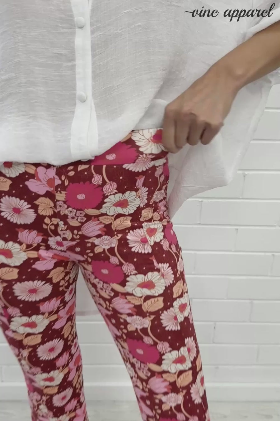 Red Pink Floral