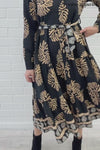 Black Tan Print