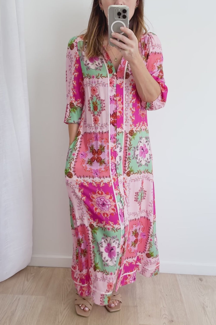 Pink Floral Patchwork