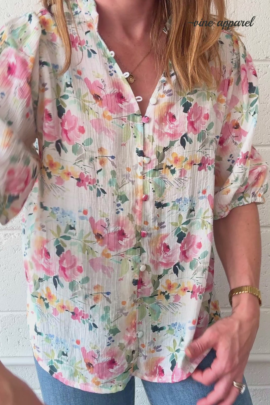 Pink Watercolour Floral