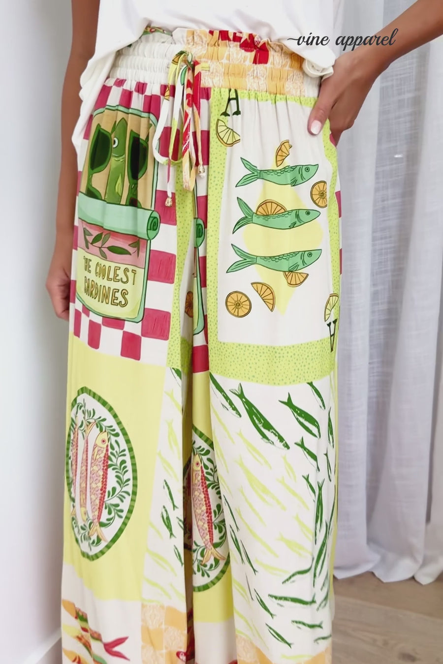 Chartreuse Multi Print