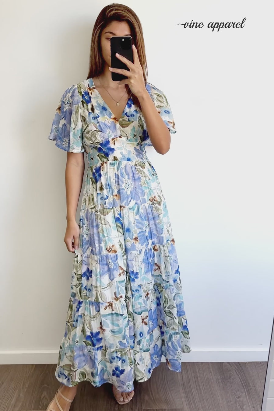 Blue Multi Floral