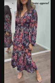 Burgundy Floral