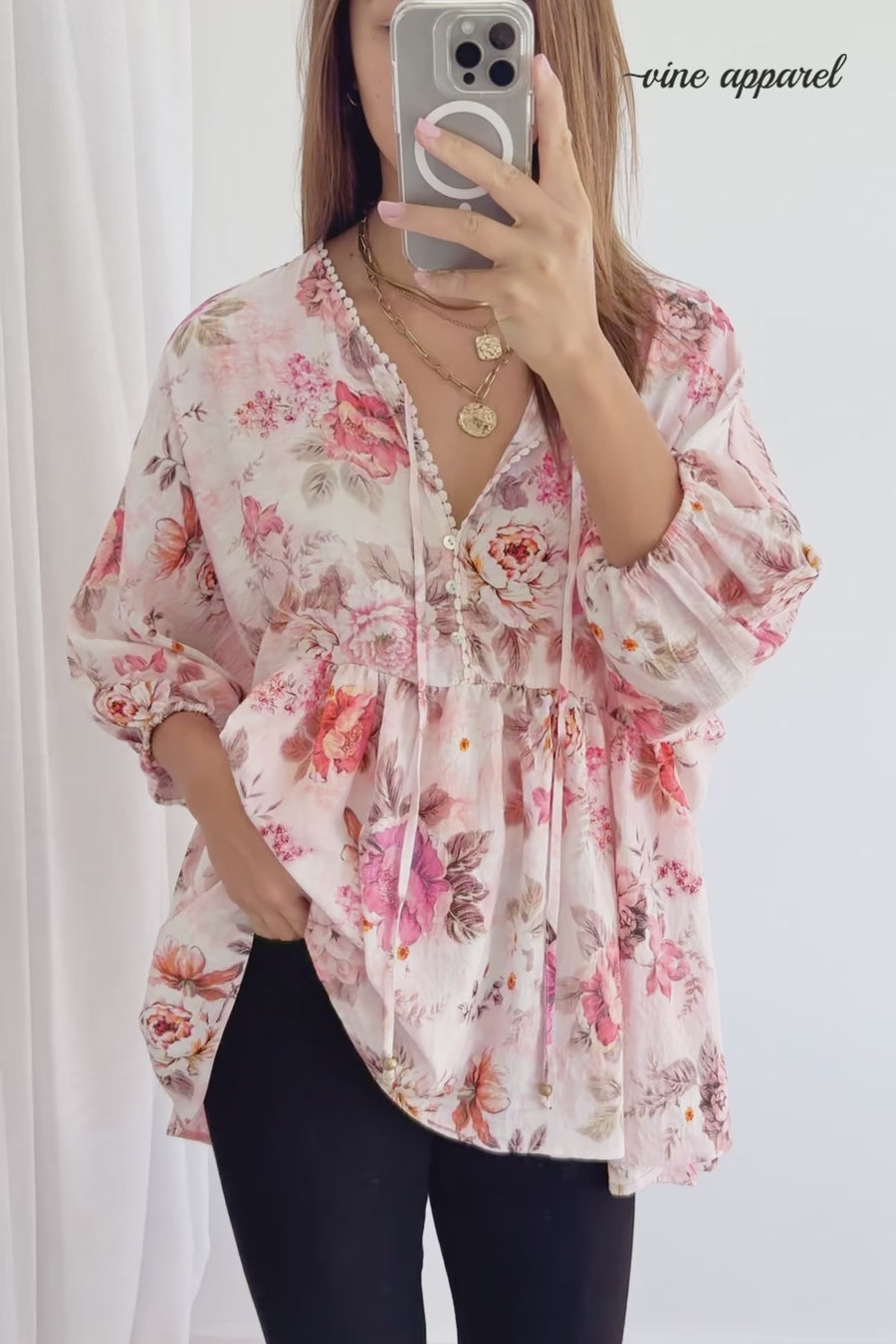 Pink Vintage Floral