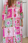 Pink Floral Patchwork