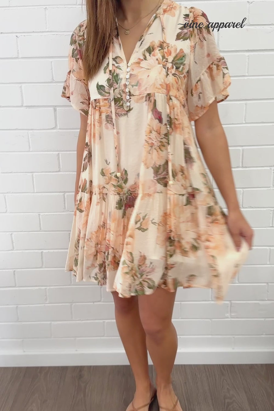 Peach Floral