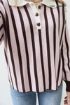 Pink Brown Stripe