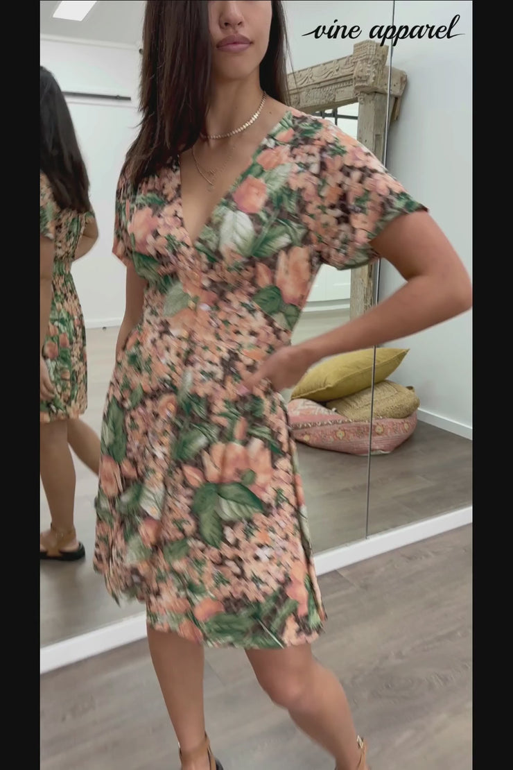 Peach Floral
