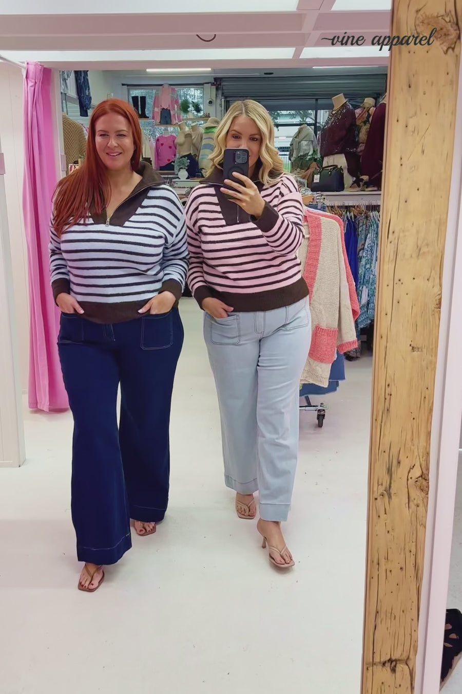 Blue Chocolate Stripe