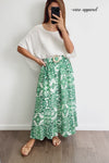 Green White Tile