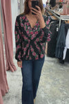 Black Pink Floral