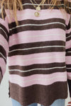 Pink Chocolate Stripe