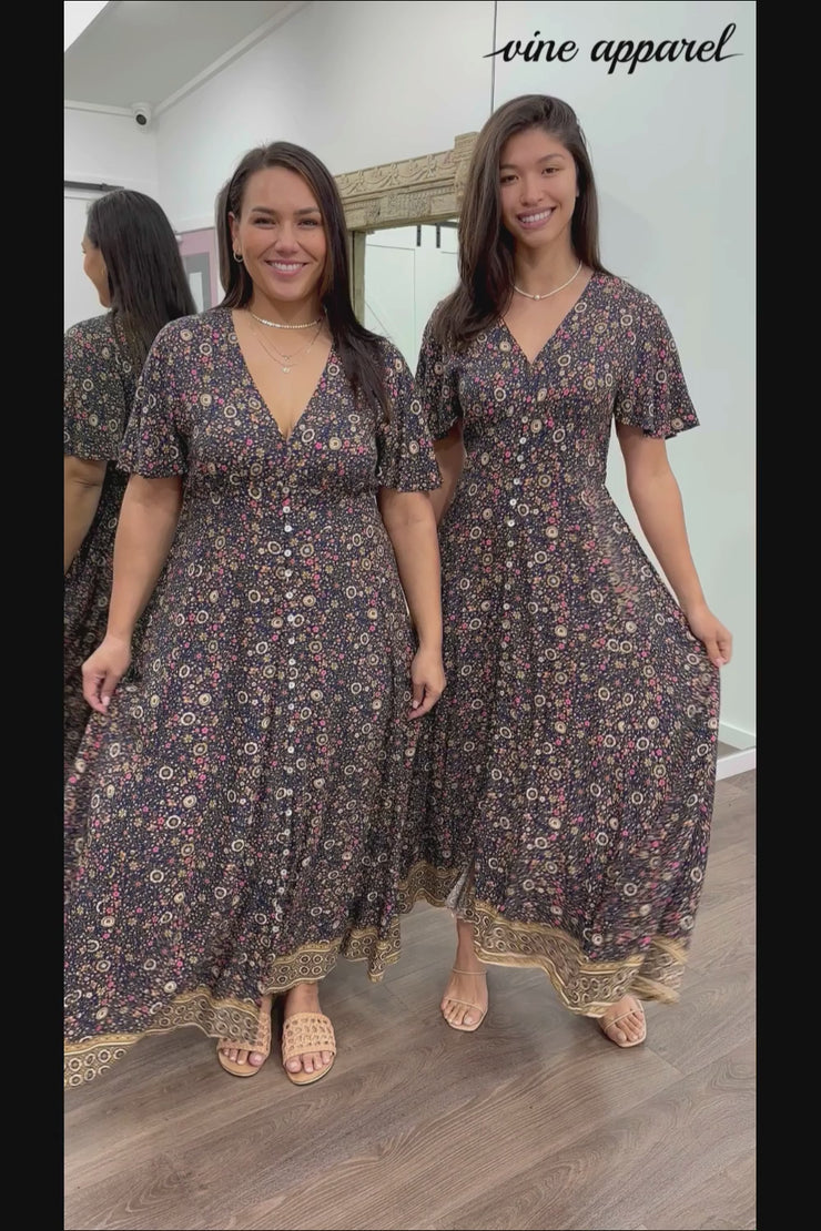 Navy Floral