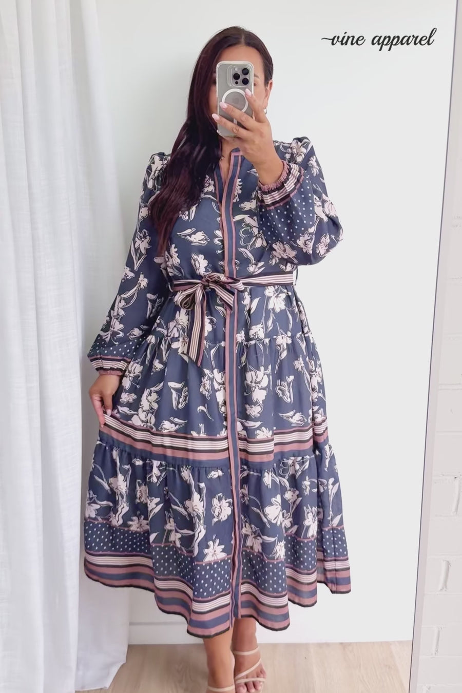 Dusty Blue Floral
