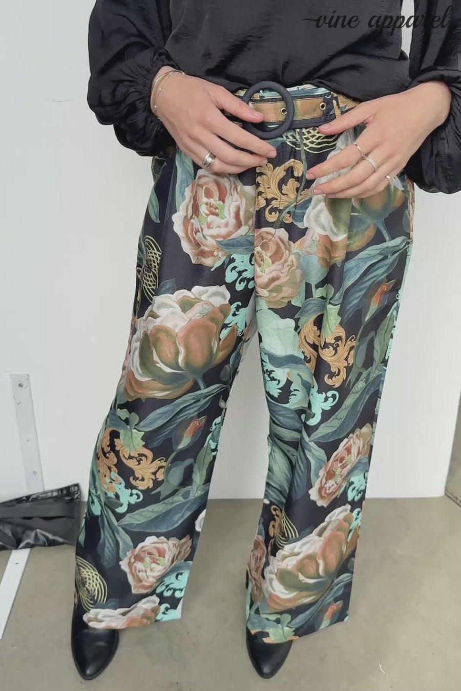 Black Floral
