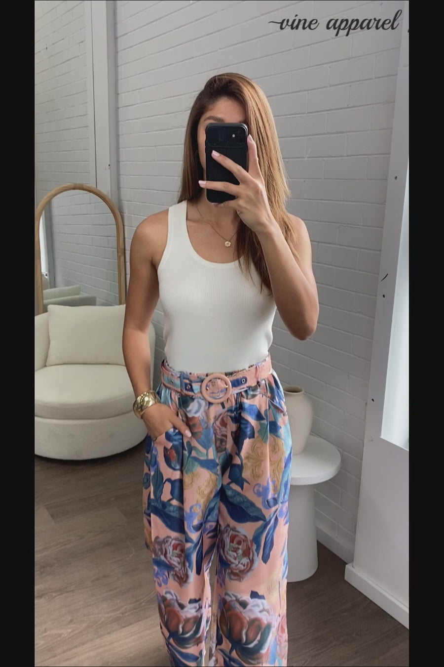 Peach Floral