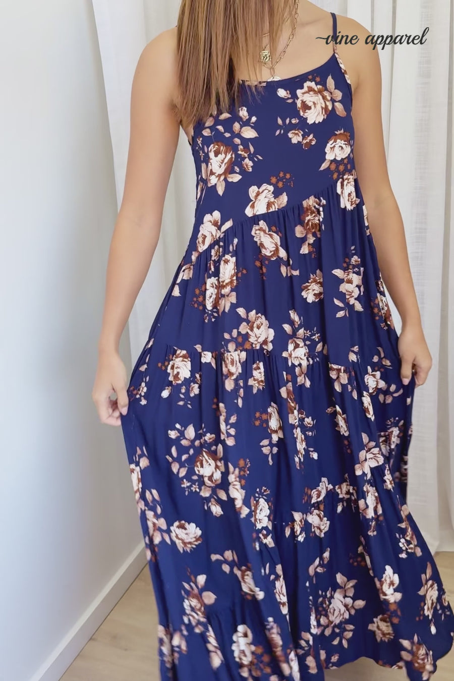 Navy Floral