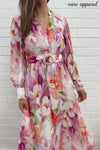 Peach Purple Floral