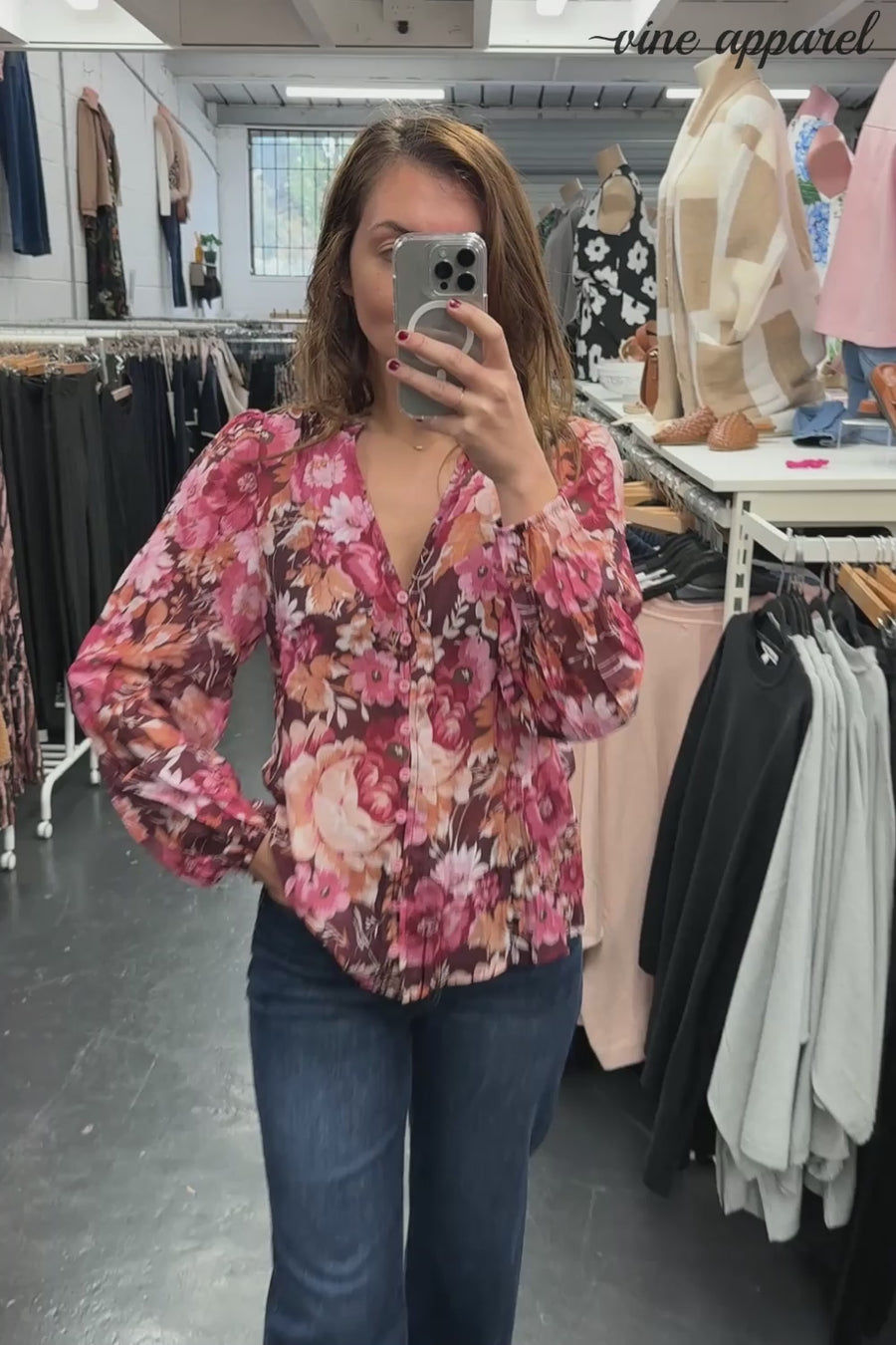 Burgundy Floral