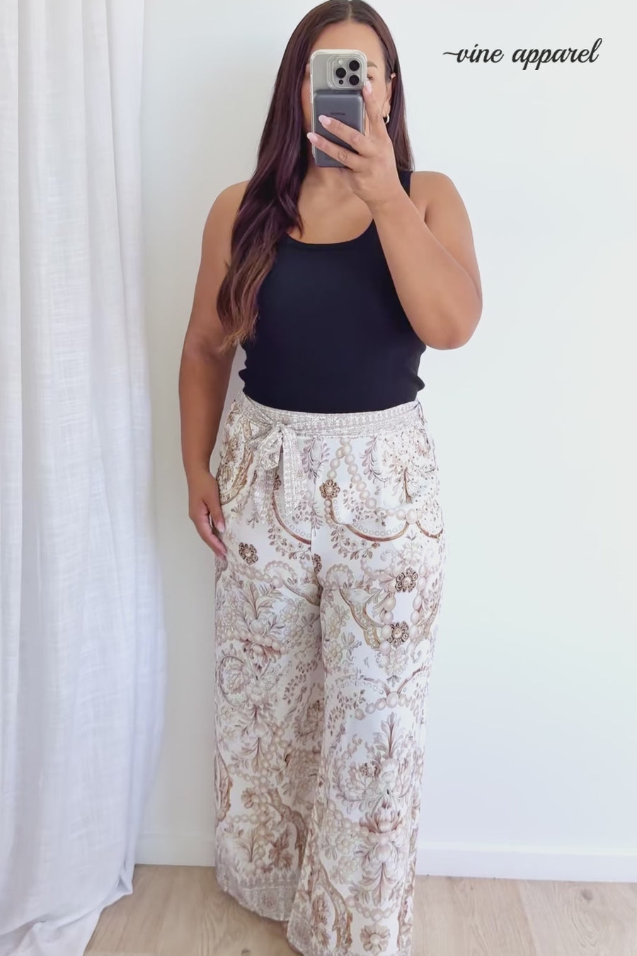 Cream Vintage Floral