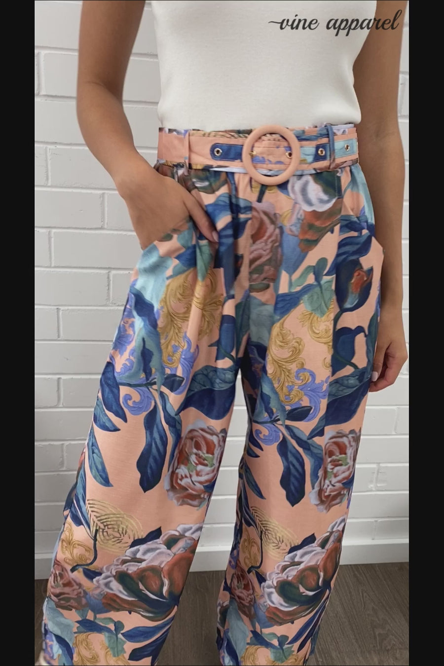 Peach Floral
