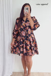 Black Blush Floral