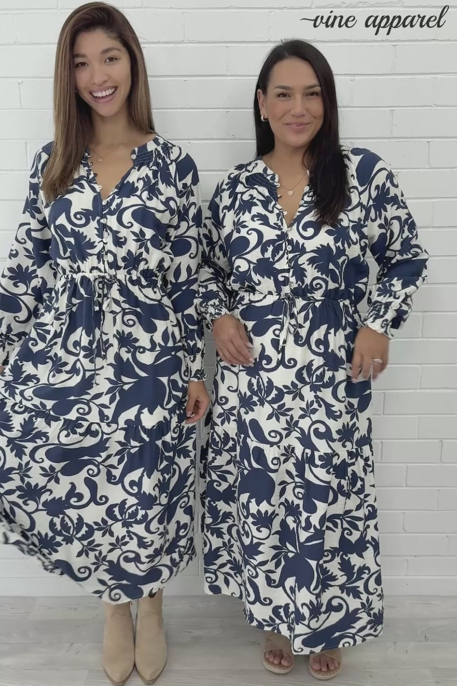 Navy Floral