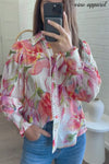 Peach Purple Floral