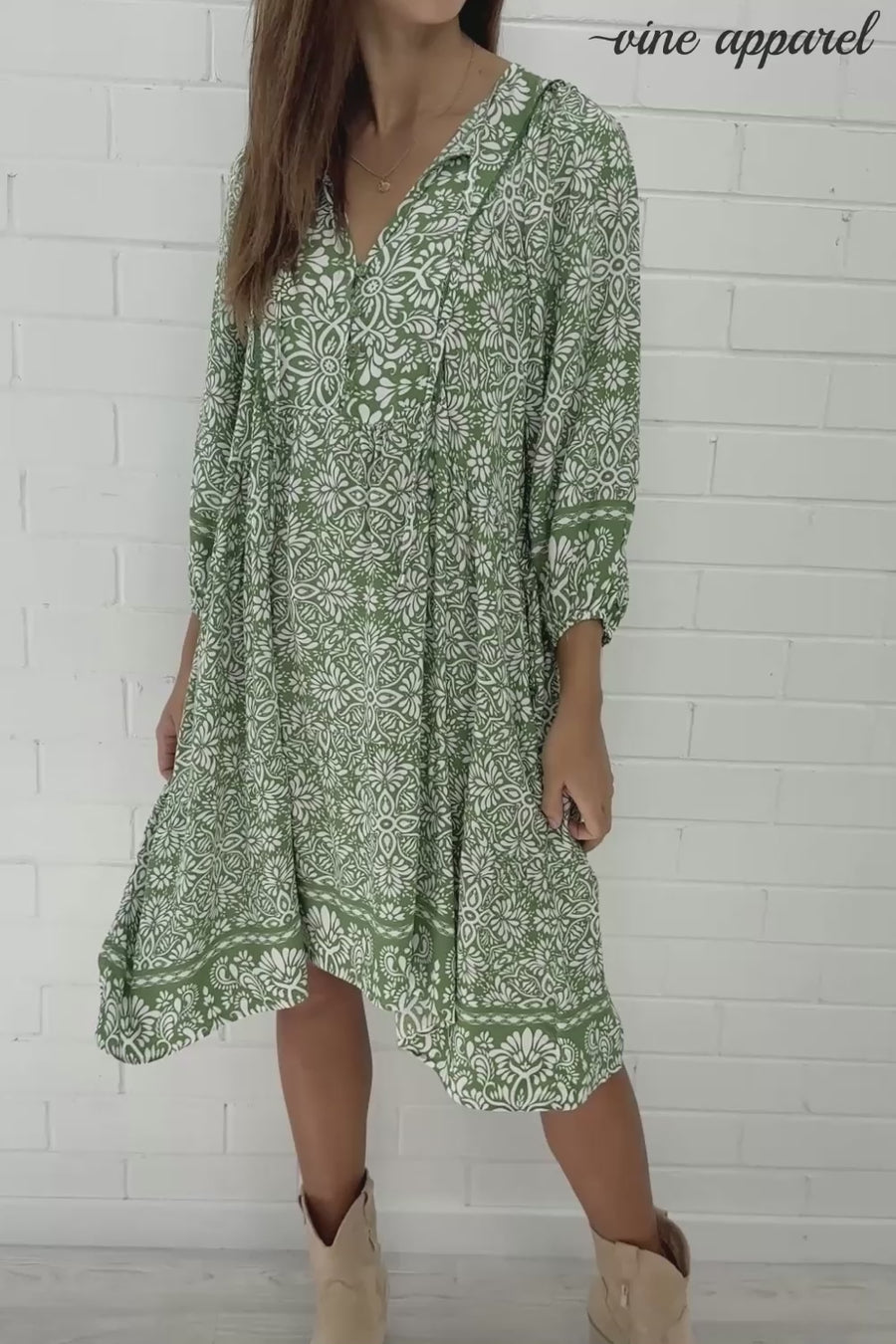 Green Floral