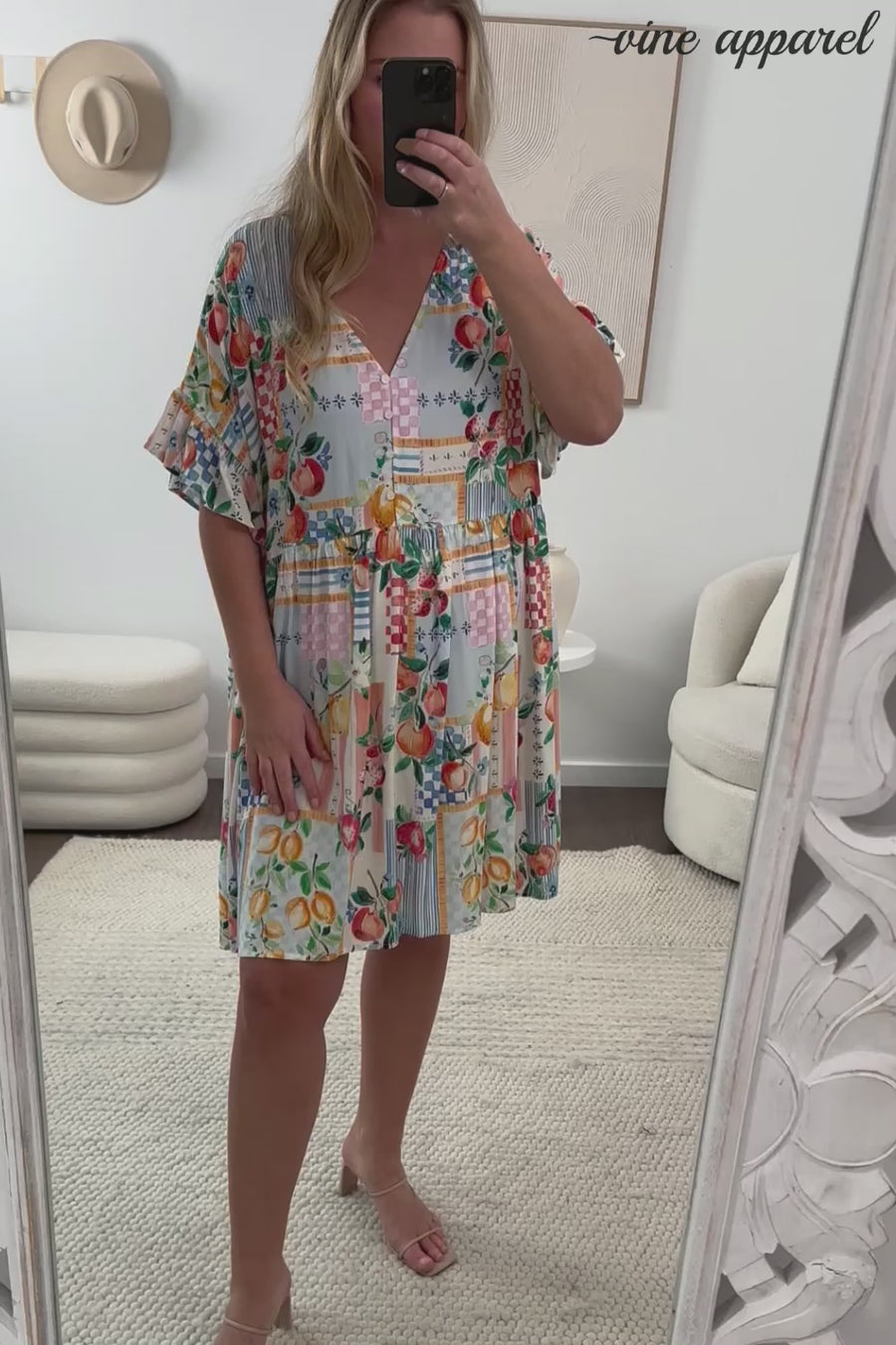 Peach Patchwork